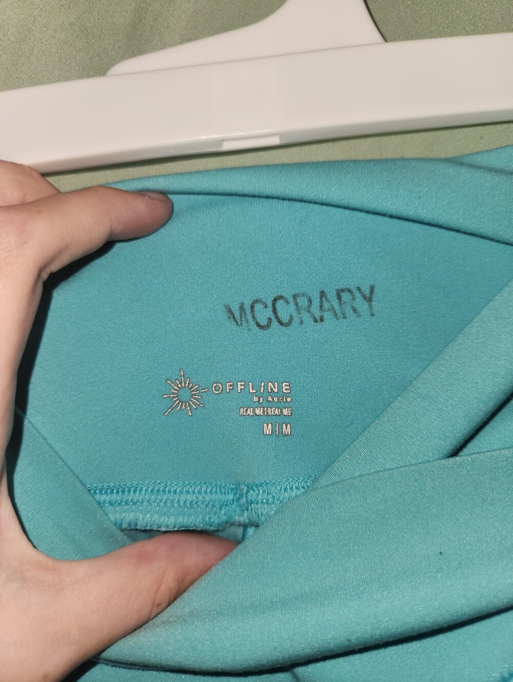 Aerie teal crossover shorts - Picture 3 of 5